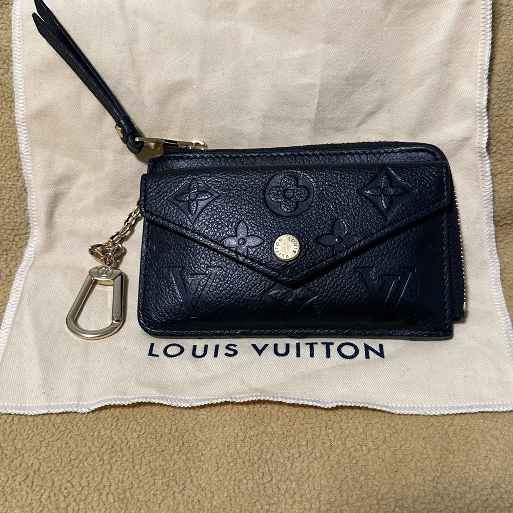 Louis Vuitton Empreinte Card Holder Recto Verso with Gold Details